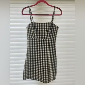 Hollister B&W Checkered Dress